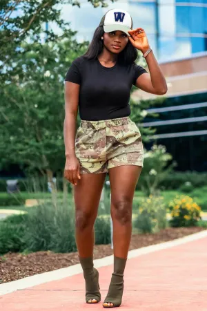 Camouflage Women Shorts