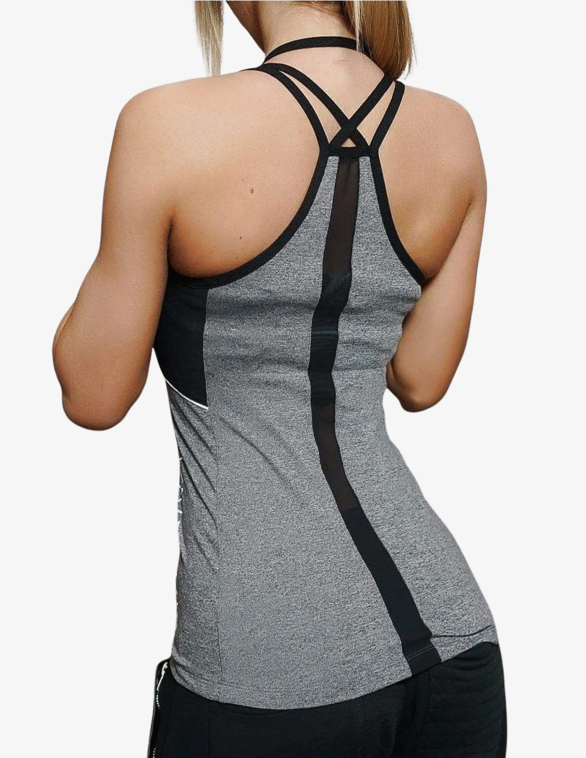 CETO SPIDER Tank Top – Grey Melange