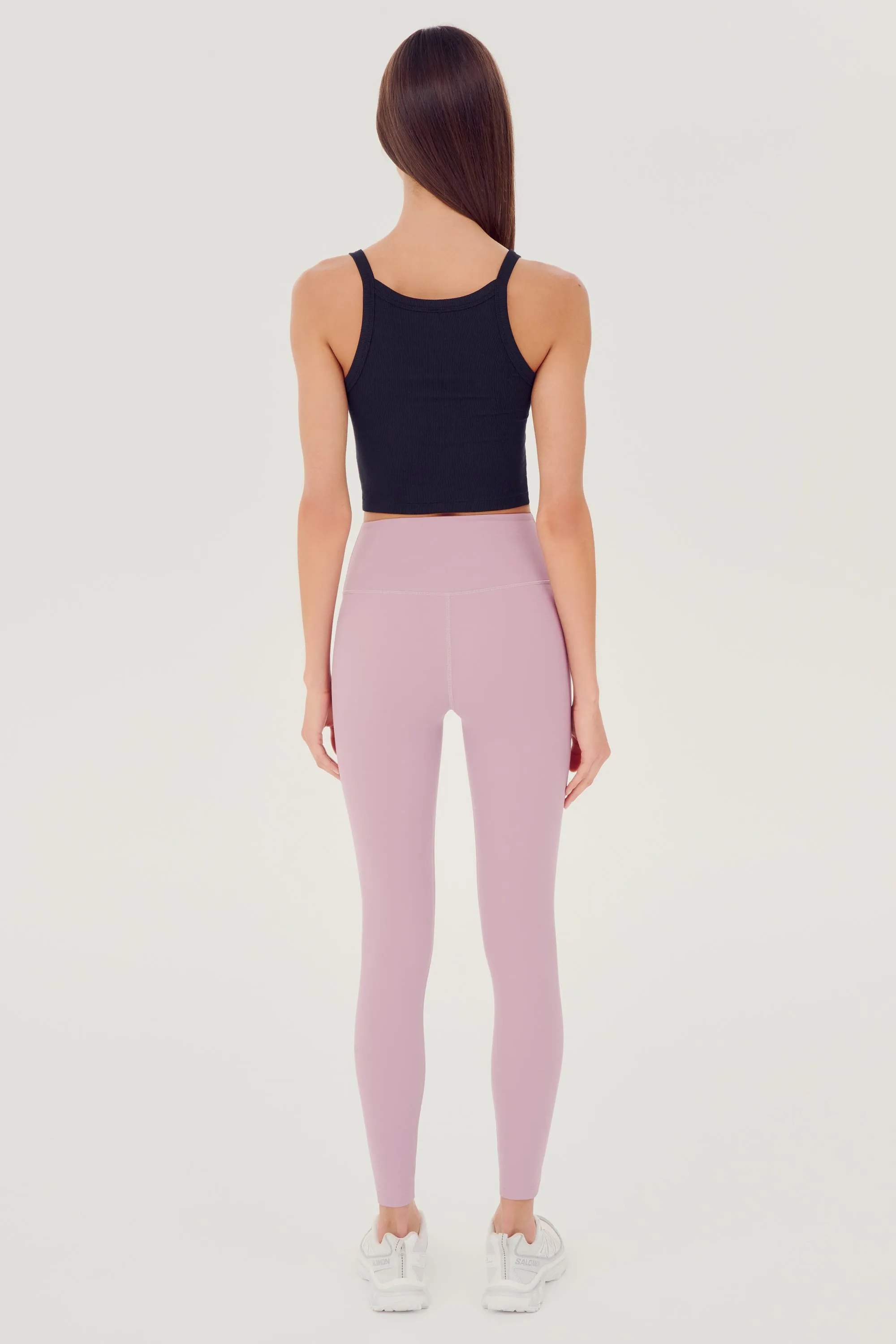 Charlie Rib Crop - Black