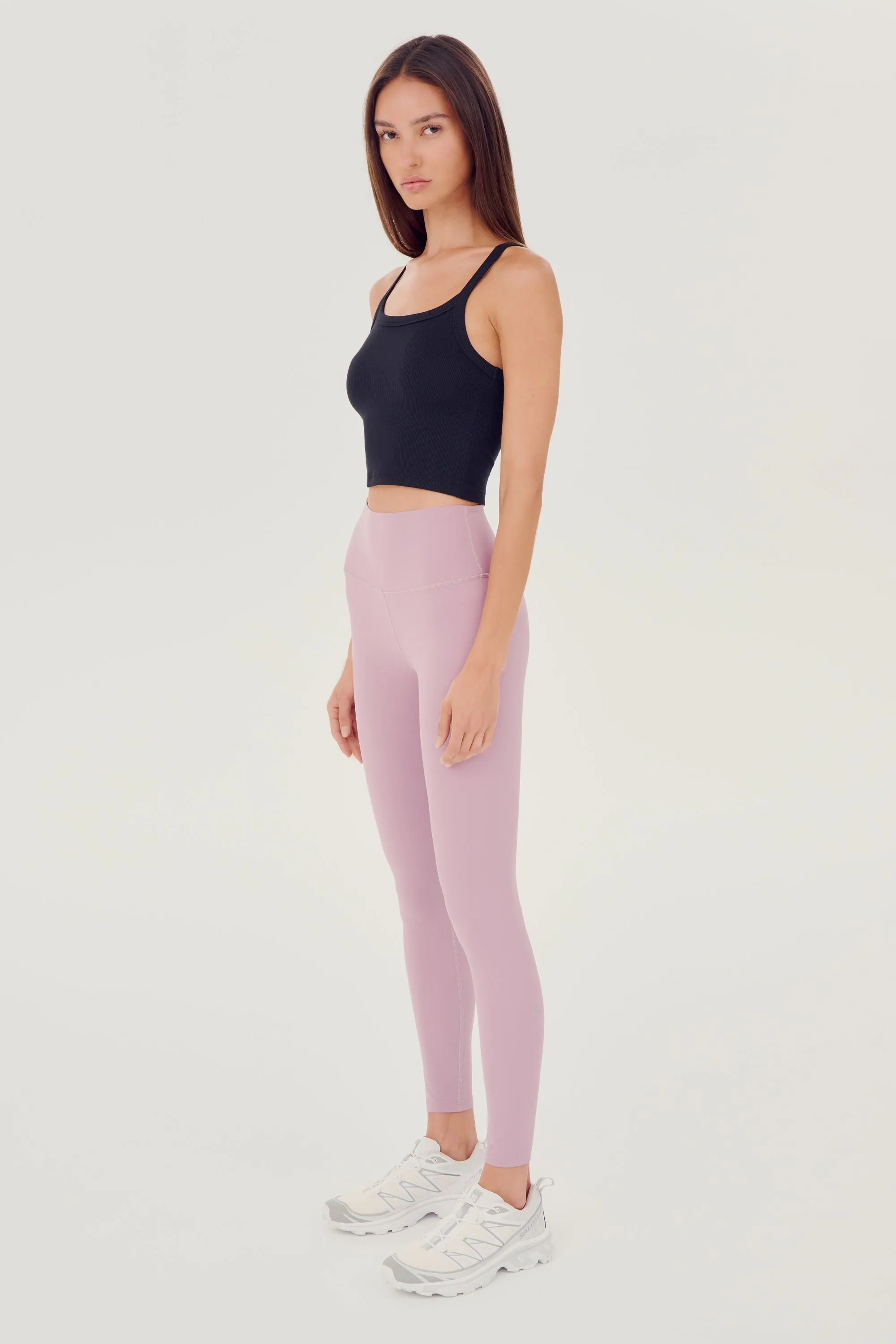 Charlie Rib Crop - Black