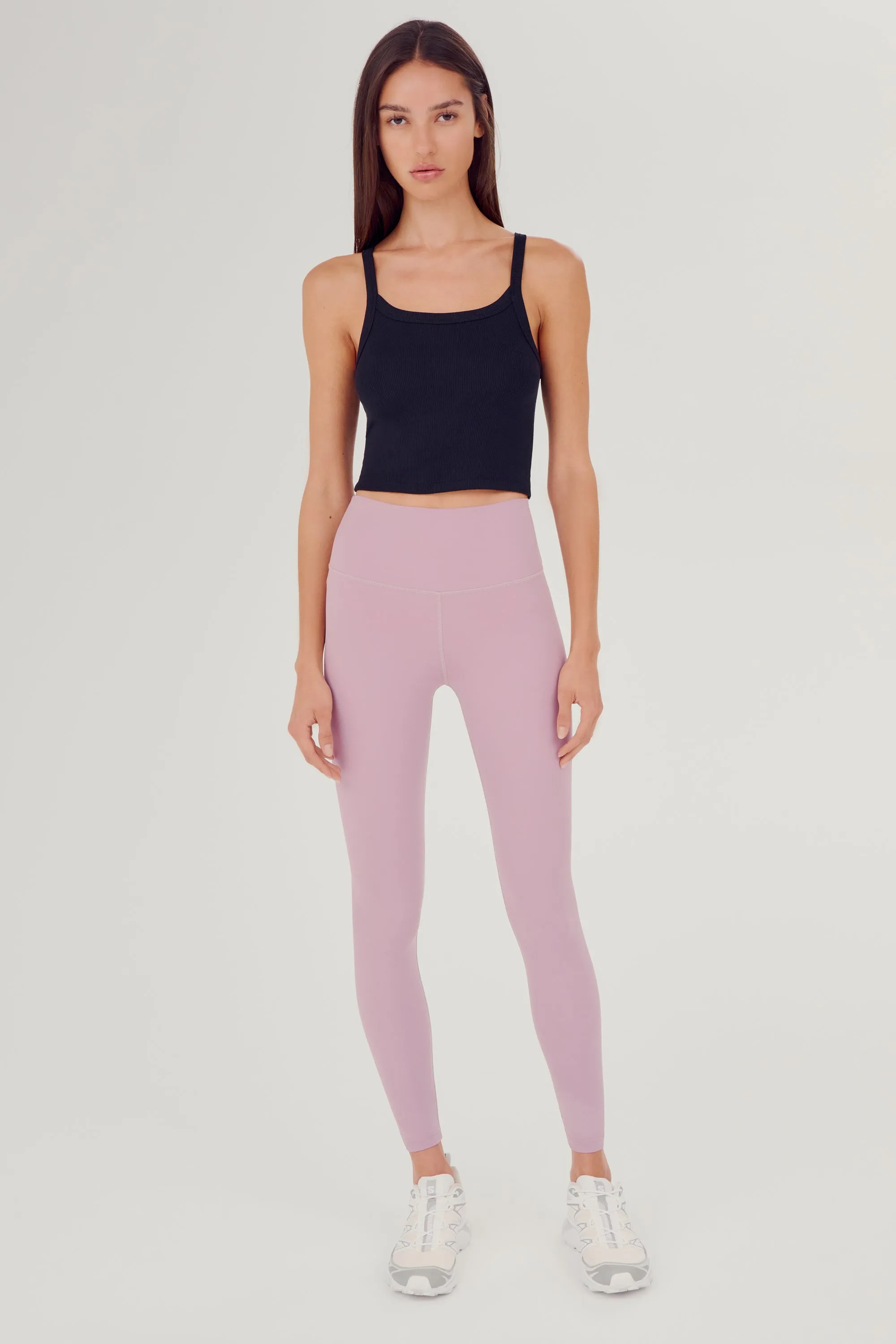 Charlie Rib Crop - Black