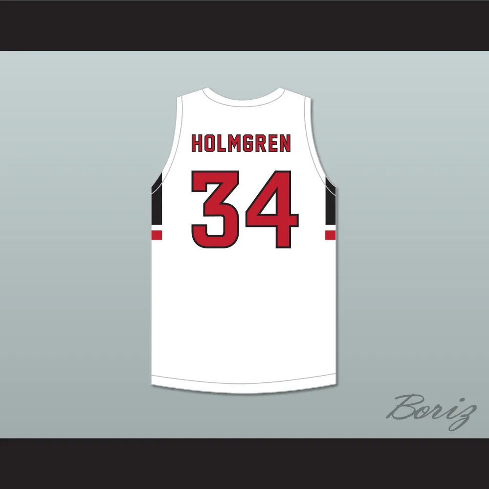 Chet Holmgren 34 Minnehaha Academy Redhawks White Basketball Jersey 4