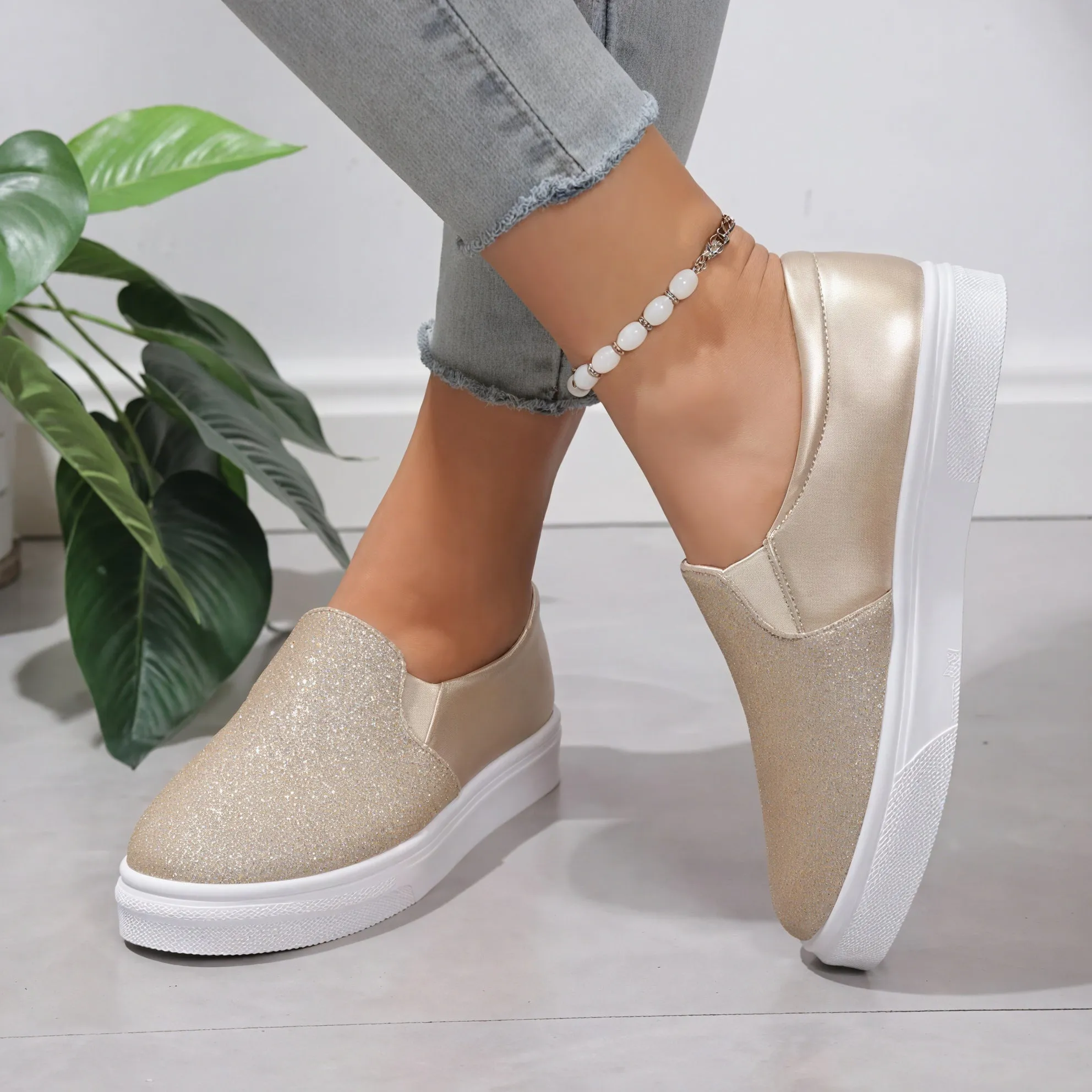 Chic Slip-On Footwear for Casual Outings