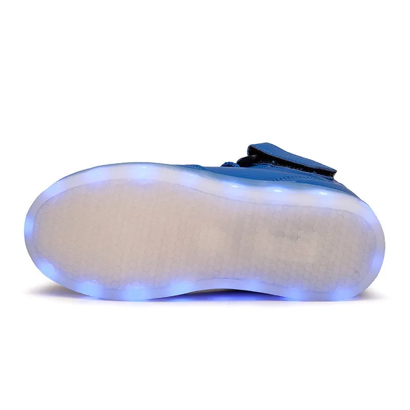 Children Lamp Shoes Fluorescent Usb Charging Colorful