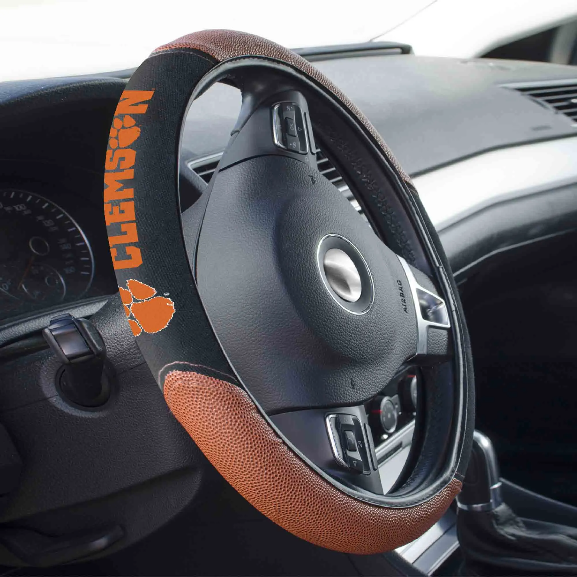 Clemson University Sports Grip Steering Wheel Cover