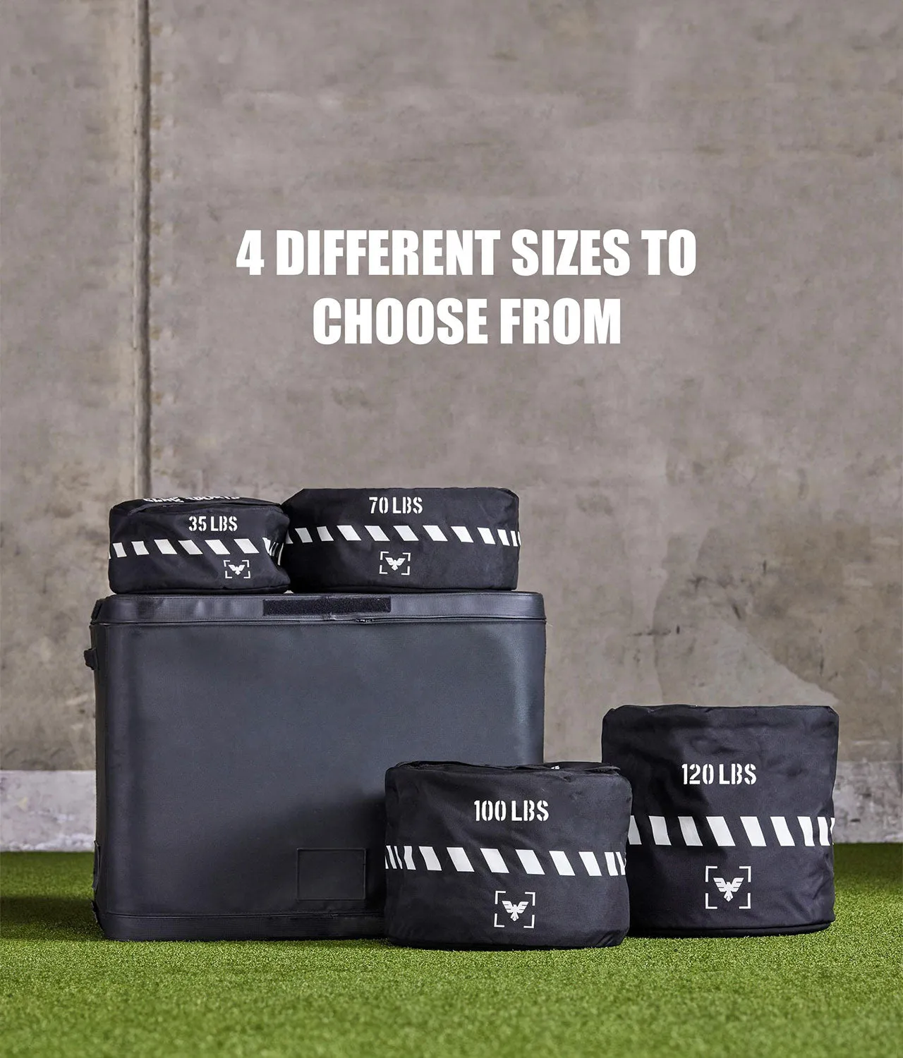 Core Black Round Sand Bag 120 lbs
