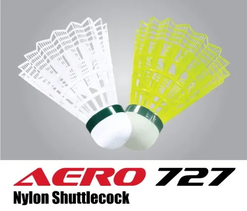 Cosco Aero 727 Nylon Shuttle Cock (Yellow)
