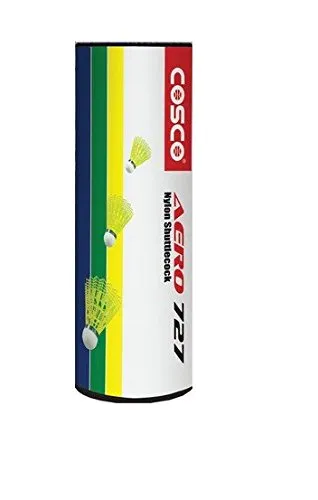 Cosco Aero 727 Nylon Shuttle Cock (Yellow)