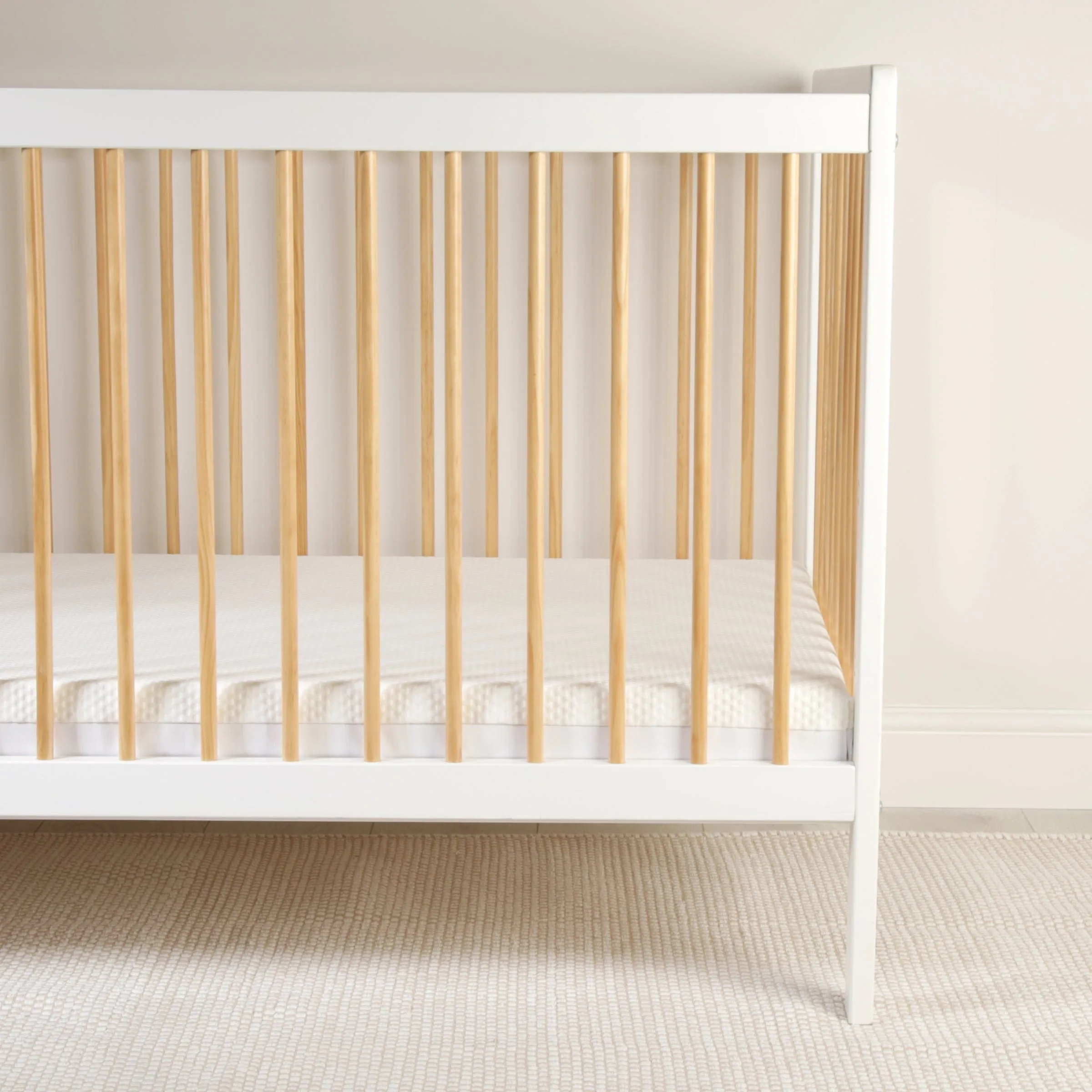 CuddleCo Lullaby Hypo-Allergenic Bamboo Foam Cot Mattress 120 x 60cm