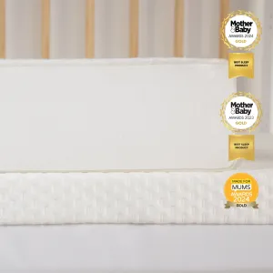 CuddleCo Lullaby Hypo-Allergenic Bamboo Foam Cot Mattress 120 x 60cm