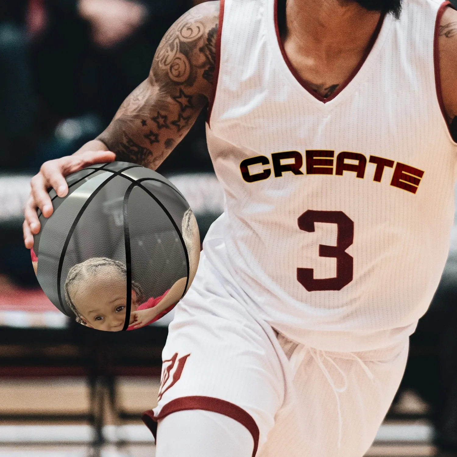 Custom Photo Basketball - Eight Panel