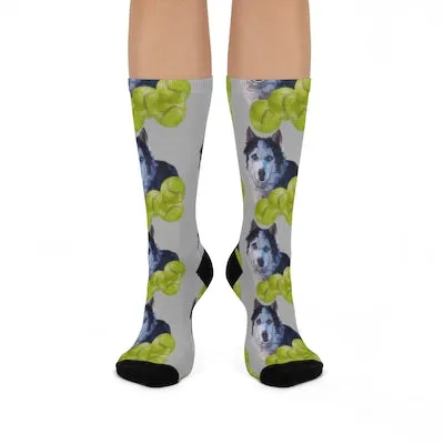 Custom Portrait Crew Socks