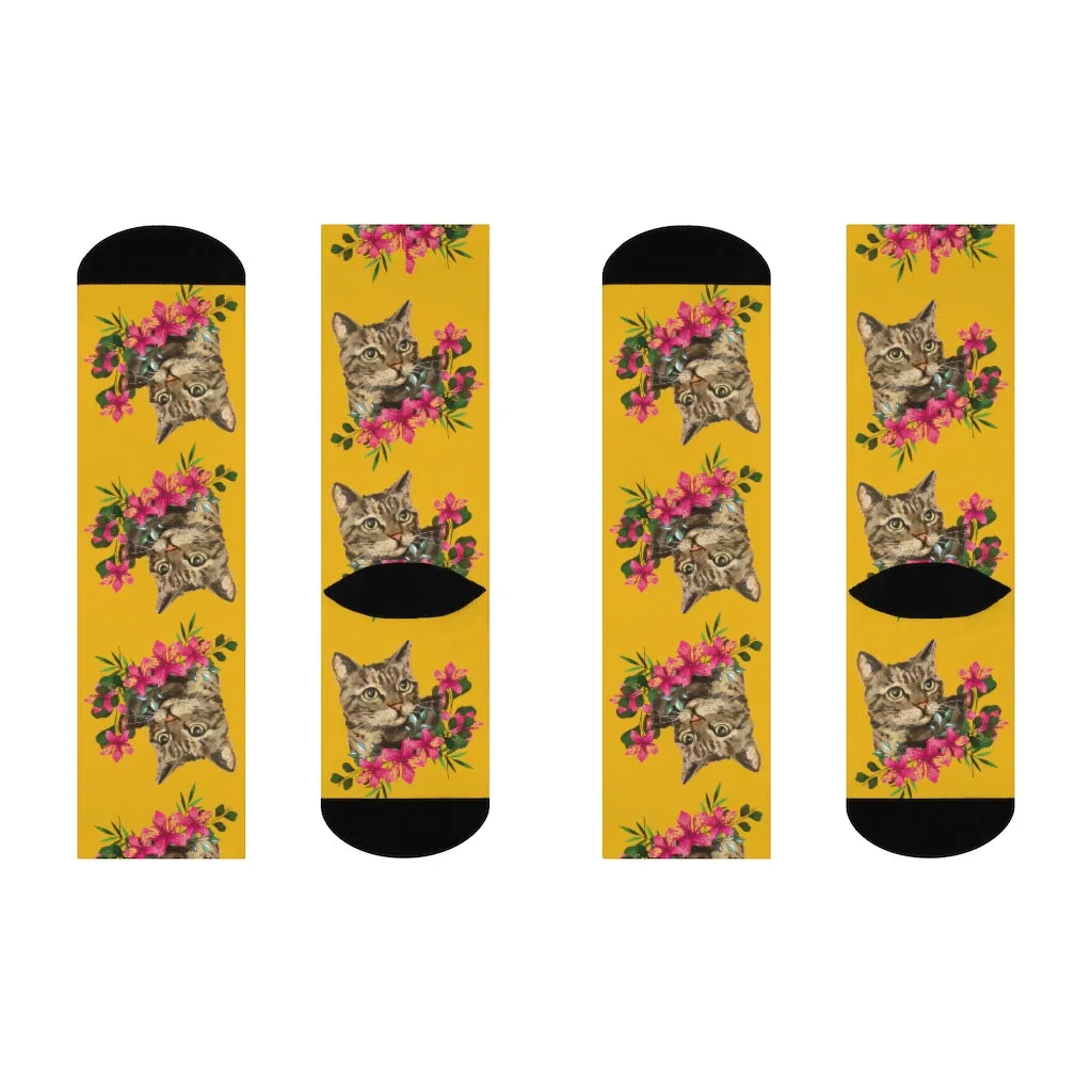 Custom Portrait Crew Socks