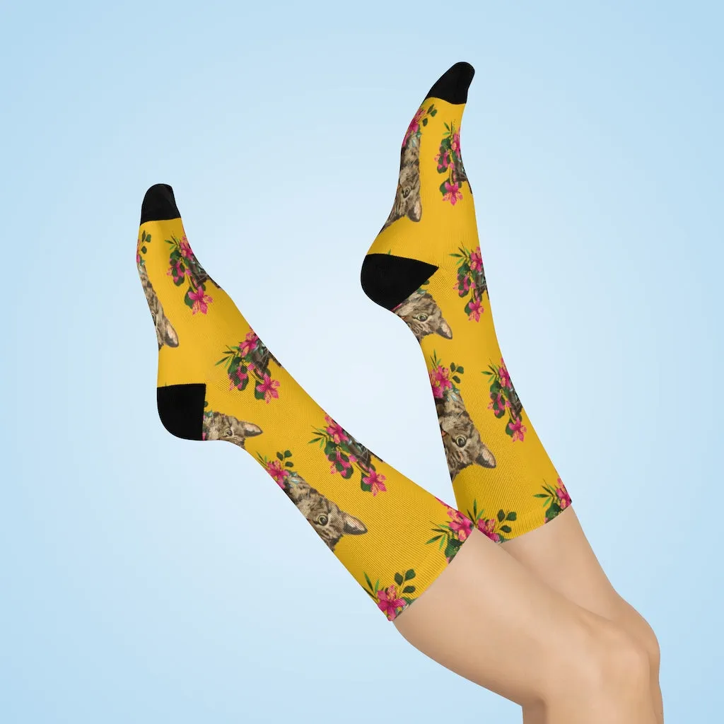 Custom Portrait Crew Socks