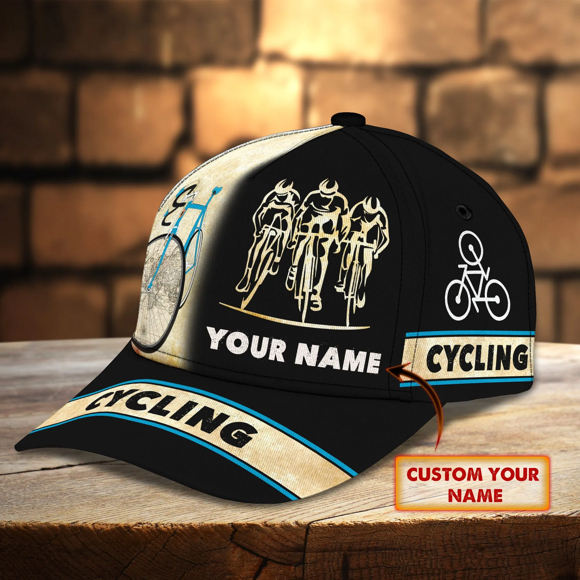 CYCLING - Personalized Name Cap 01 - RINC98