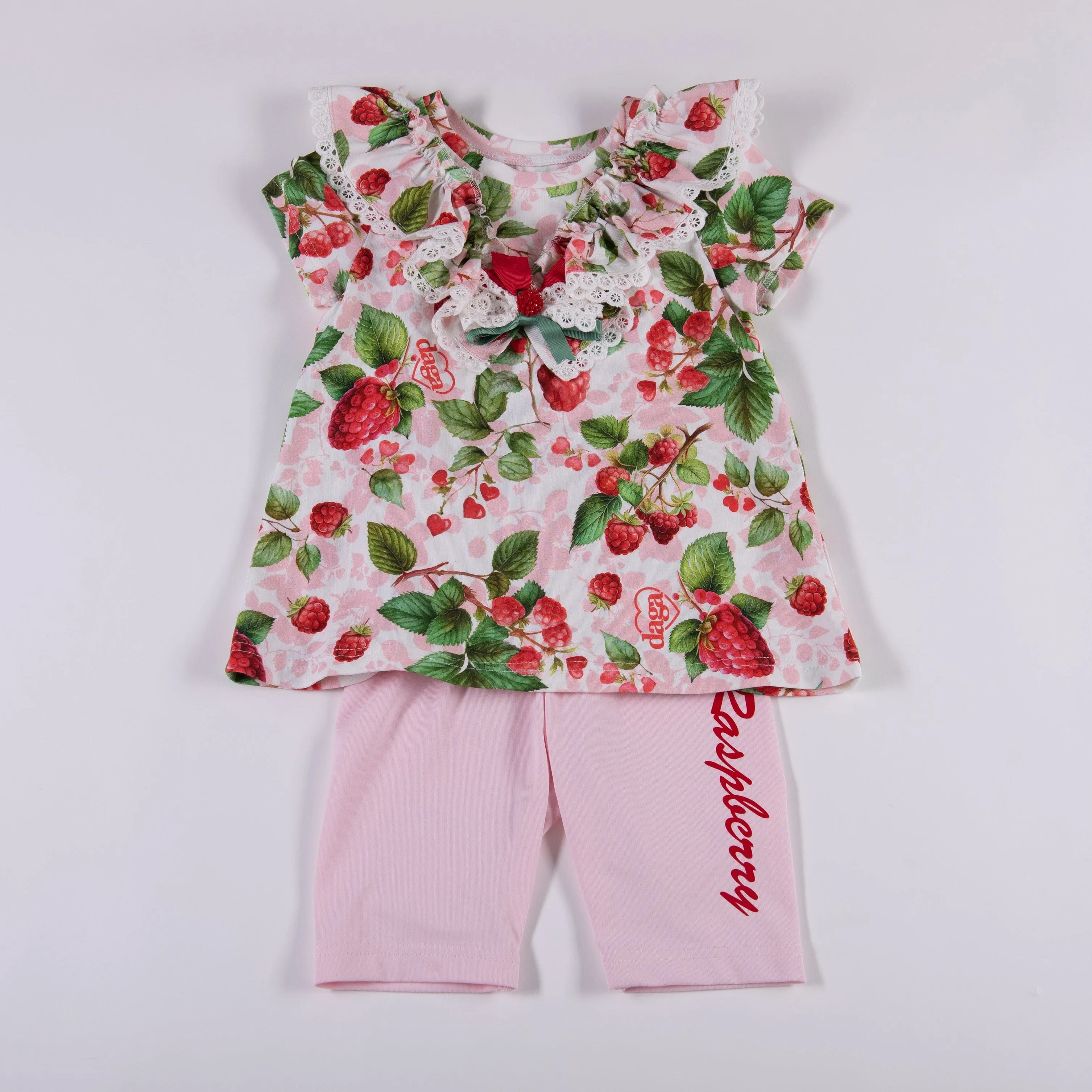 Daga - Juicy Raspberry Dream Cycling Short Set - Pink