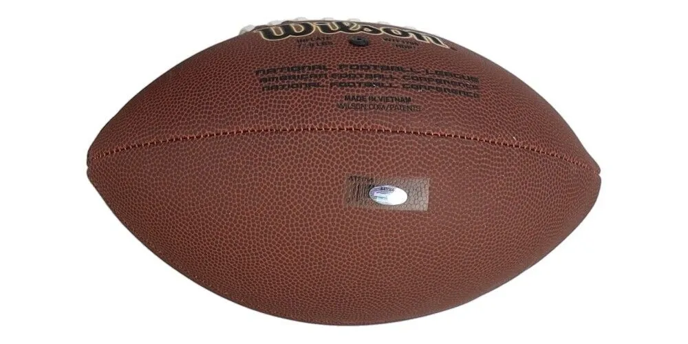 Dan Fouts Signed NFL Football (Schwartz COA) San Diego Chargers All Pro Q.B.