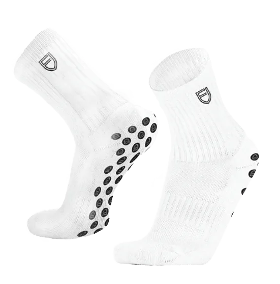DM FOOTBALL ACADEMY  Grip Socks (ULTGRIP-WHT)
