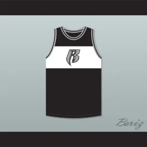 DMX 84 Rough Ryders Black Basketball Jersey 4