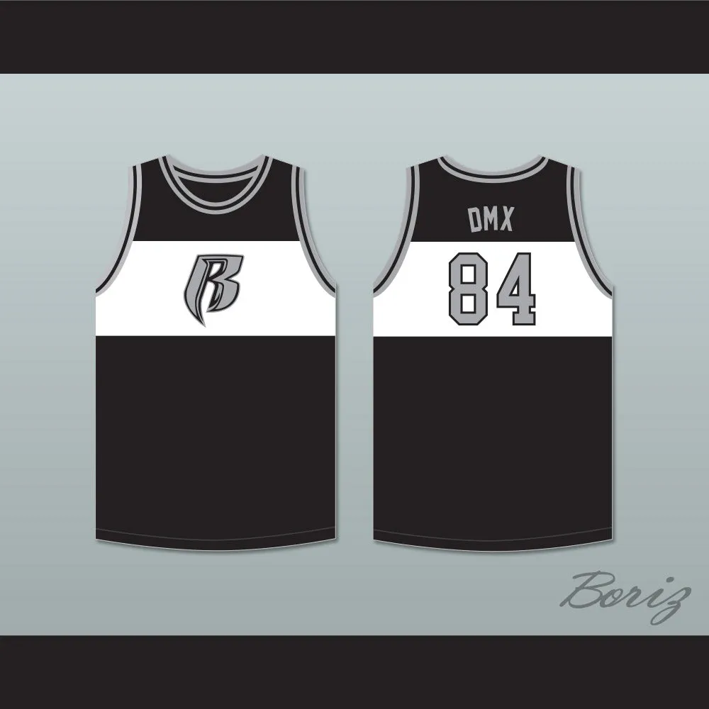 DMX 84 Rough Ryders Black Basketball Jersey 4
