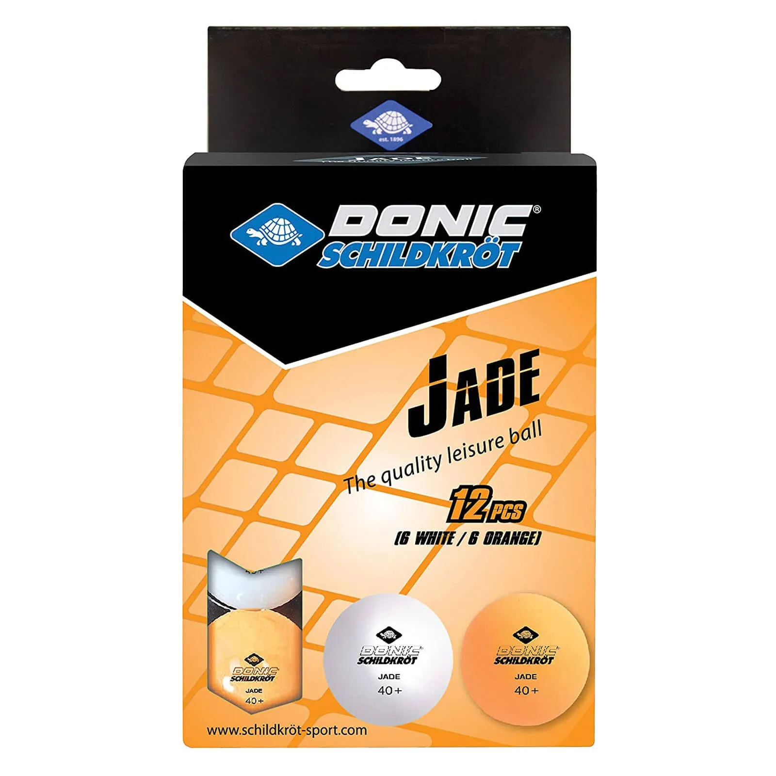 Donic-Schildkröt Jade Poly 40  Table Tennis Balls - 12 Pack