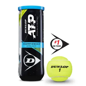 Dunlop ATP Championship Extra Duty RacquetGuys Logo Tennis Balls
