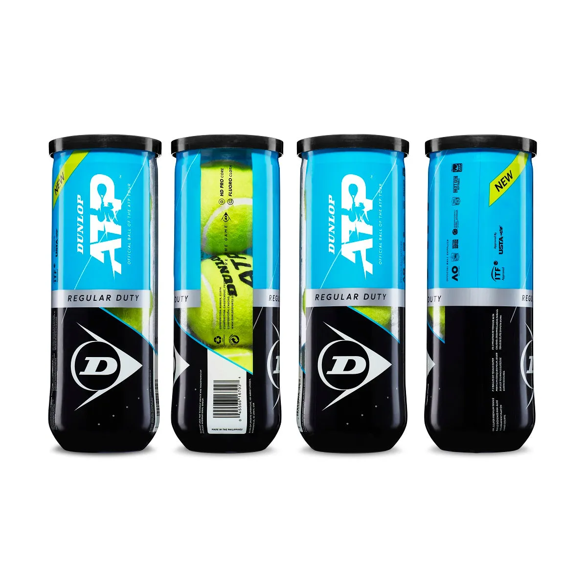 Dunlop ATP Regular Duty Tennis Balls – 24 Can Case
