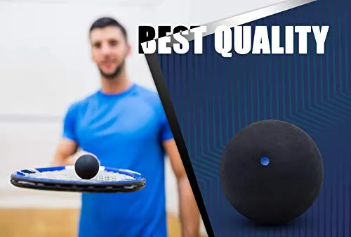 Eagles Single Blue Dot Trainning Squash Ball (Single Blue Dot)