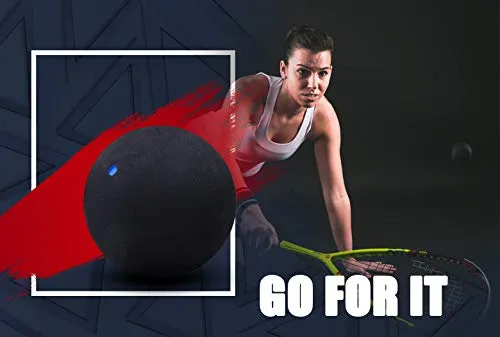 Eagles Single Blue Dot Trainning Squash Ball (Single Blue Dot)