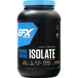 EFX Sports Training Ground Whey Protein Isolate Chocolate 2.4 lbs