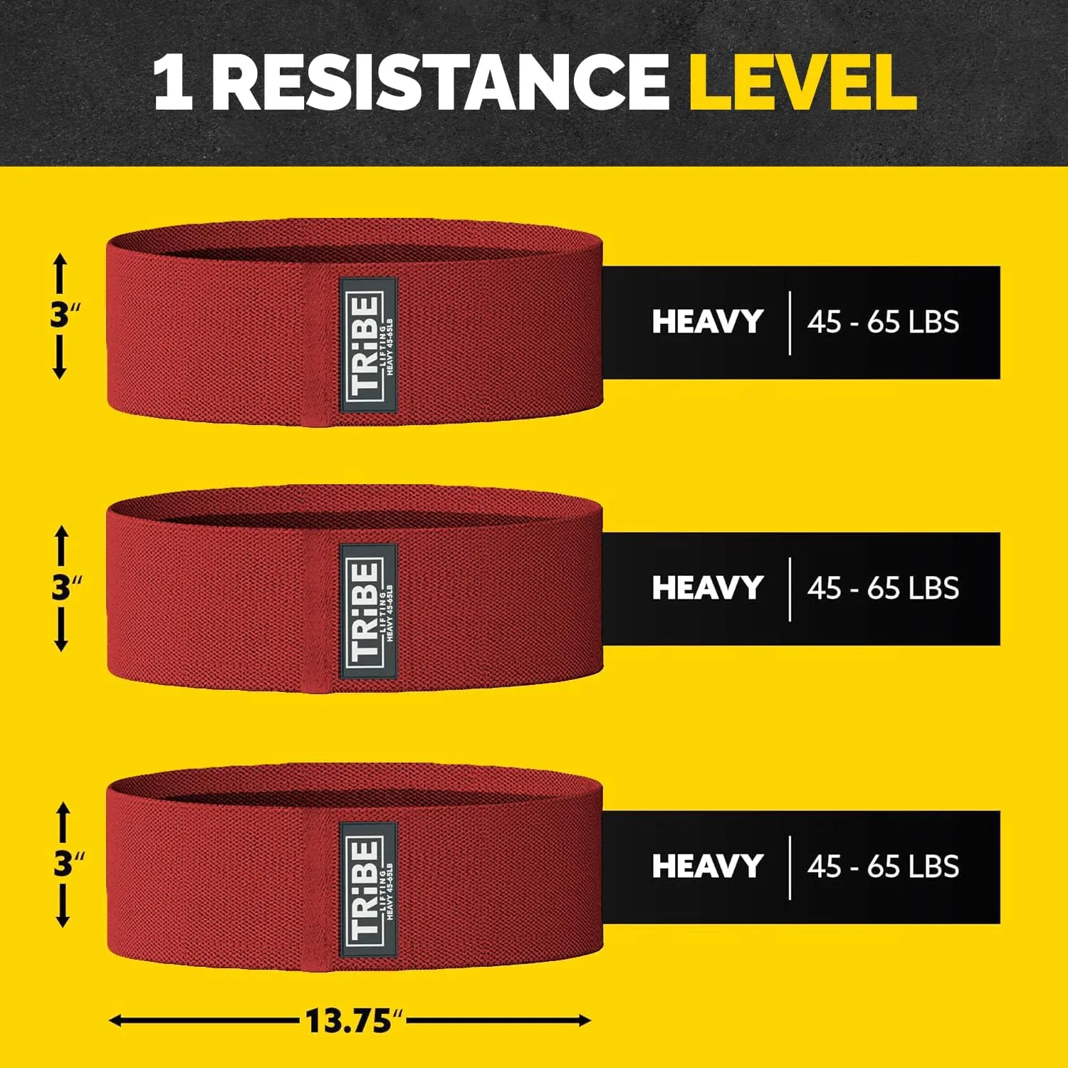 Elastic Fabric Resistance Bands for Legs - Workout