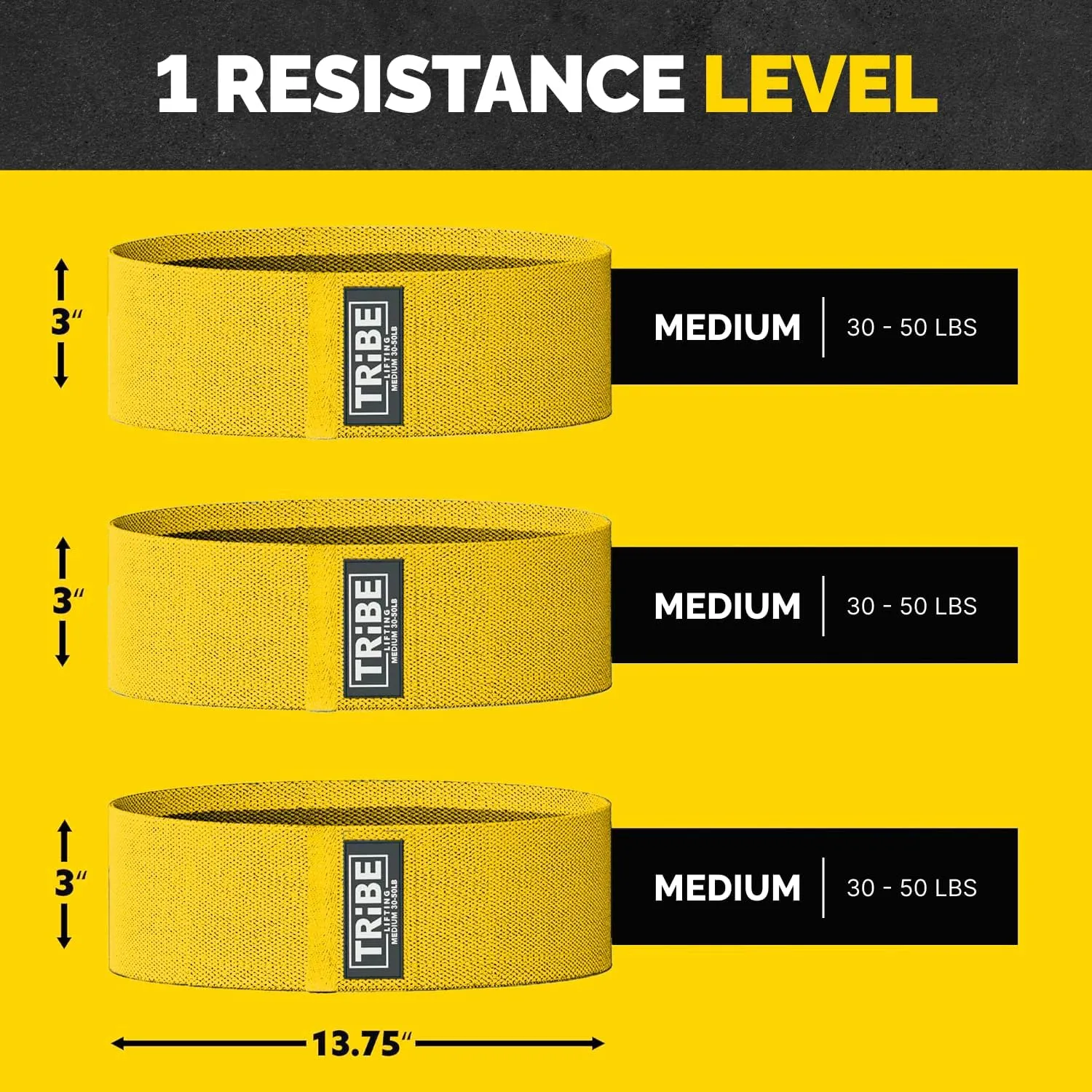 Elastic Fabric Resistance Bands for Legs - Workout
