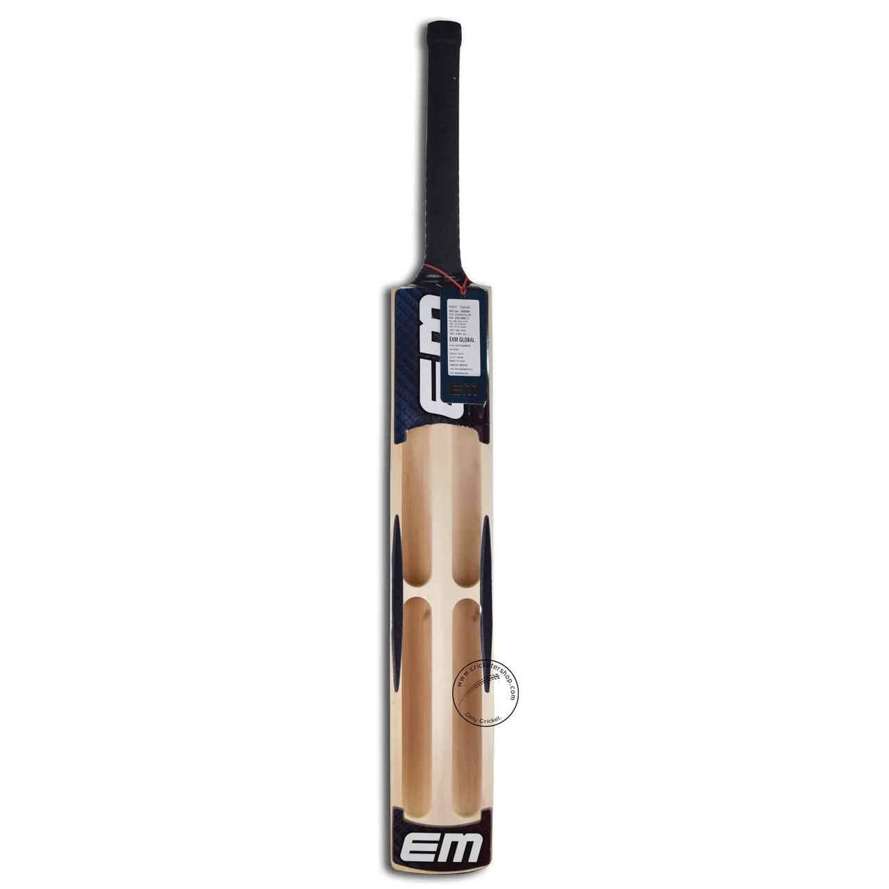 EM Double Barrel 1.0 Tennis Kashmir Willow Cricket Bat Size SH