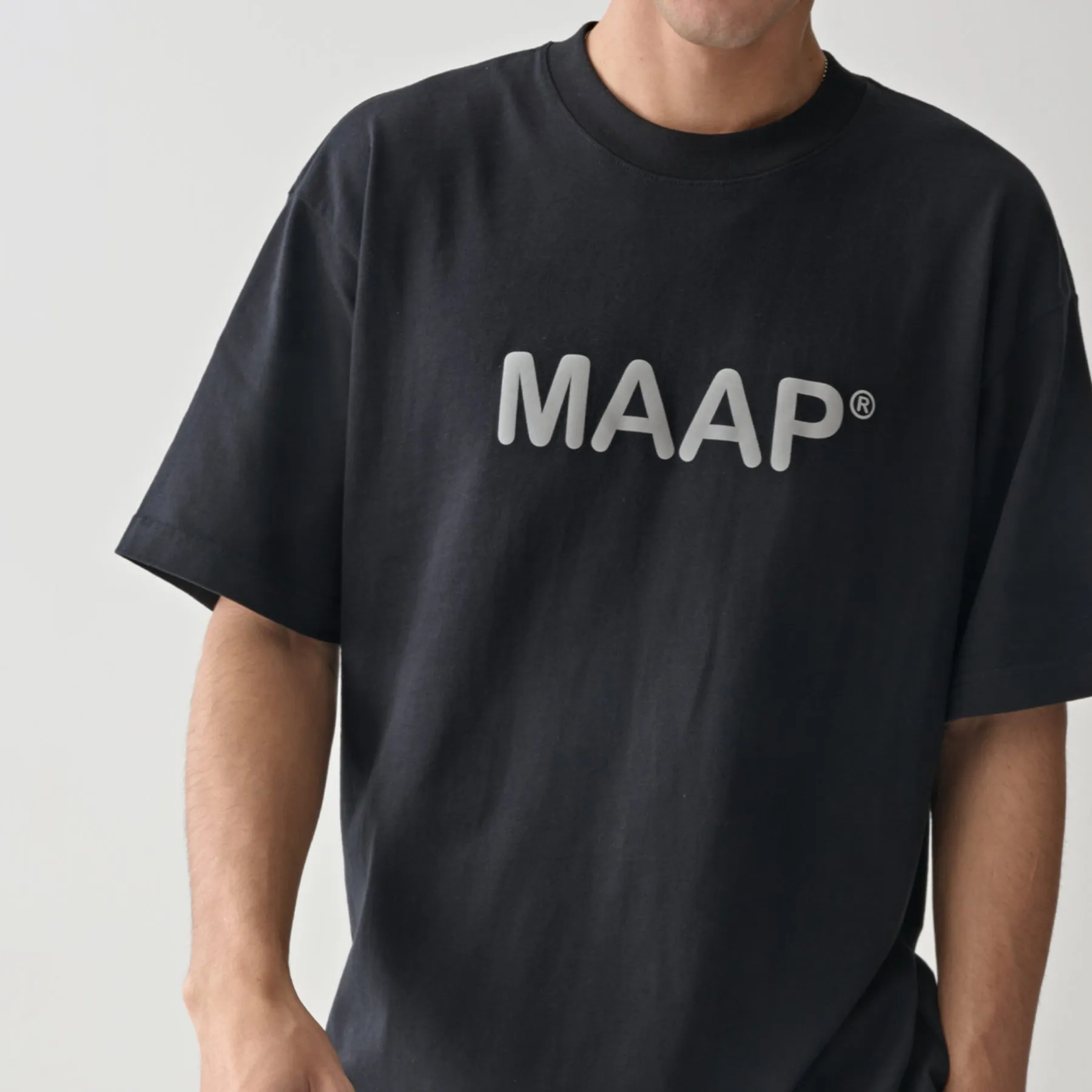 Essentials Text Tee - Black