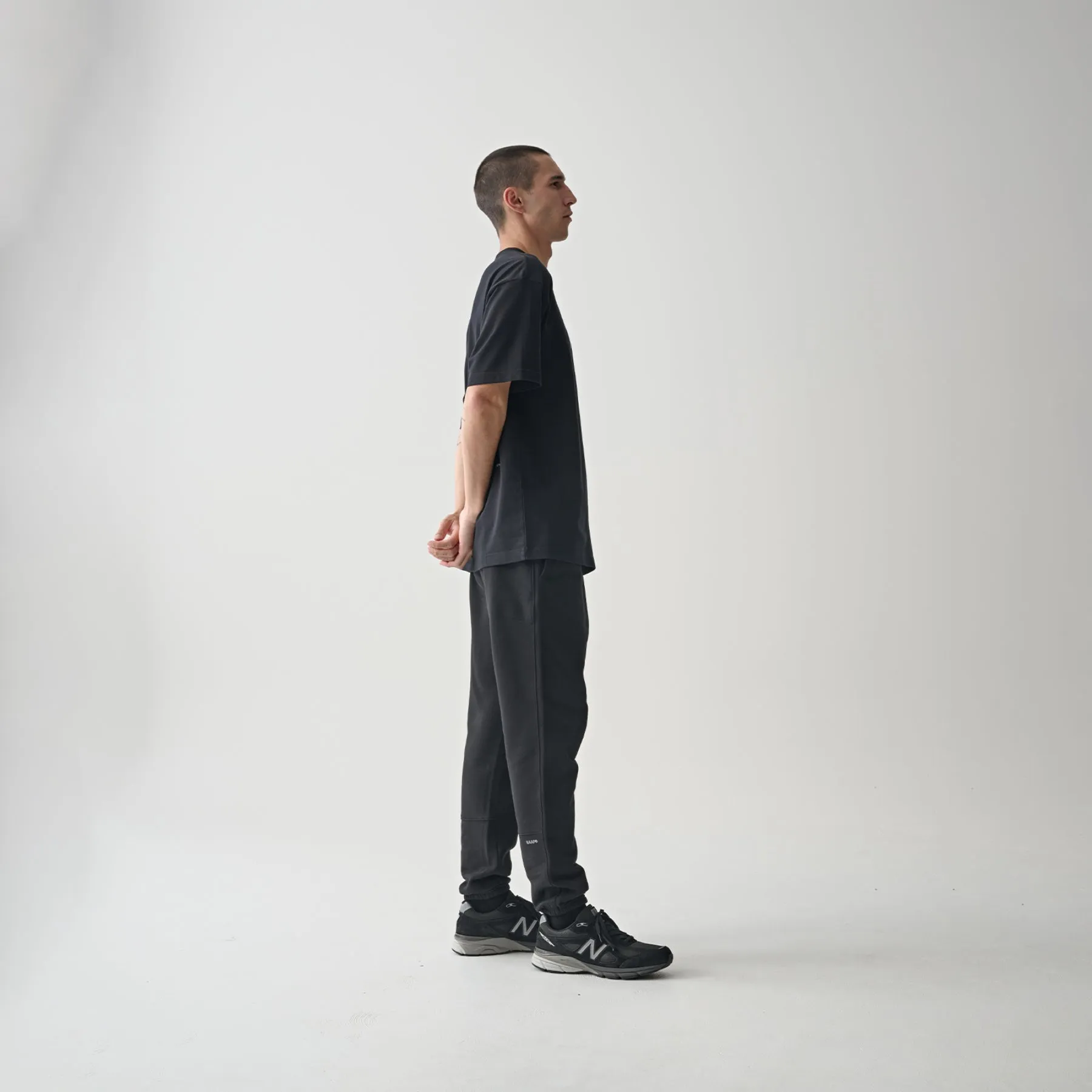 Essentials Text Tee - Black