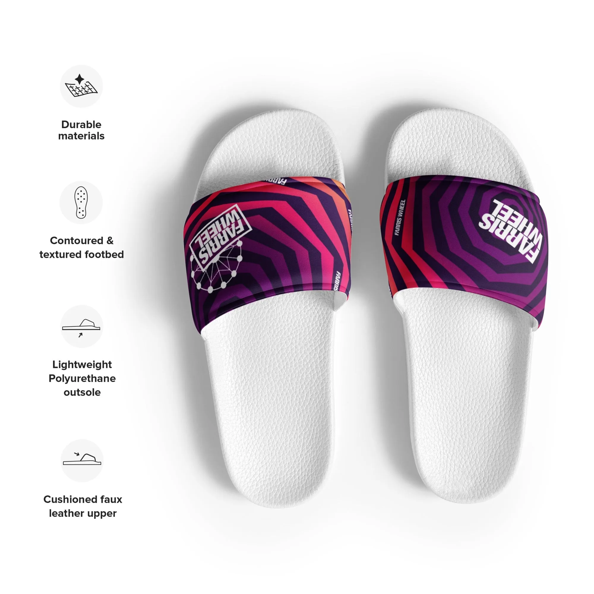 Farris Wheel Swirl Women's slides