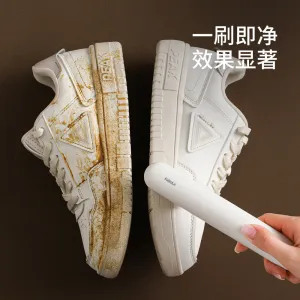 FaSoLa Long Handle Shoe Brush - White
