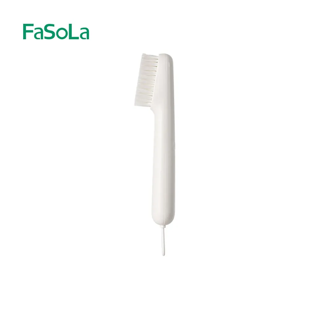 FaSoLa Long Handle Shoe Brush - White