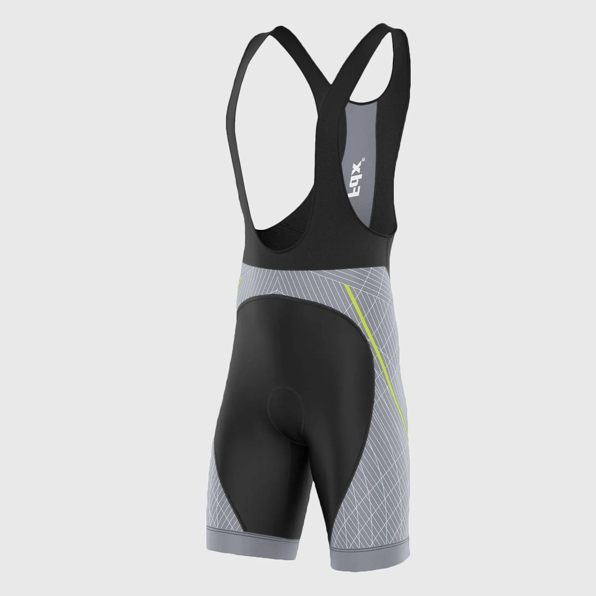 Fdx Classic II Grey Men's & Boy's Padded Summer Cycling Bib Shorts