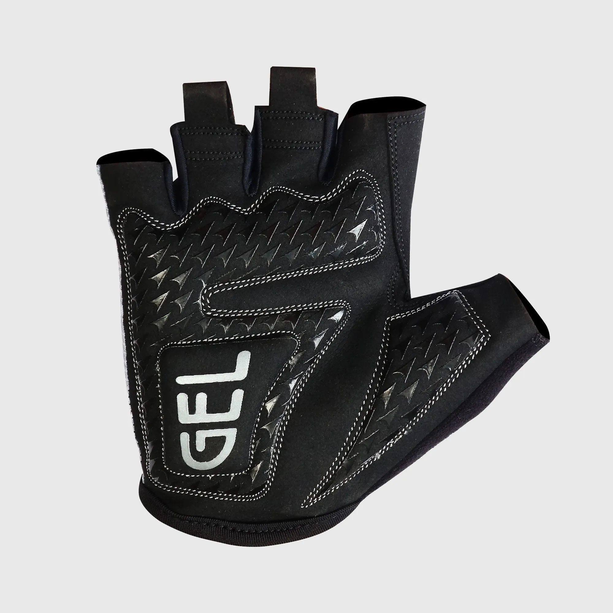 Fdx Classic Ii Navy Blue Gel Padded Short Finger Summer Cycling Gloves