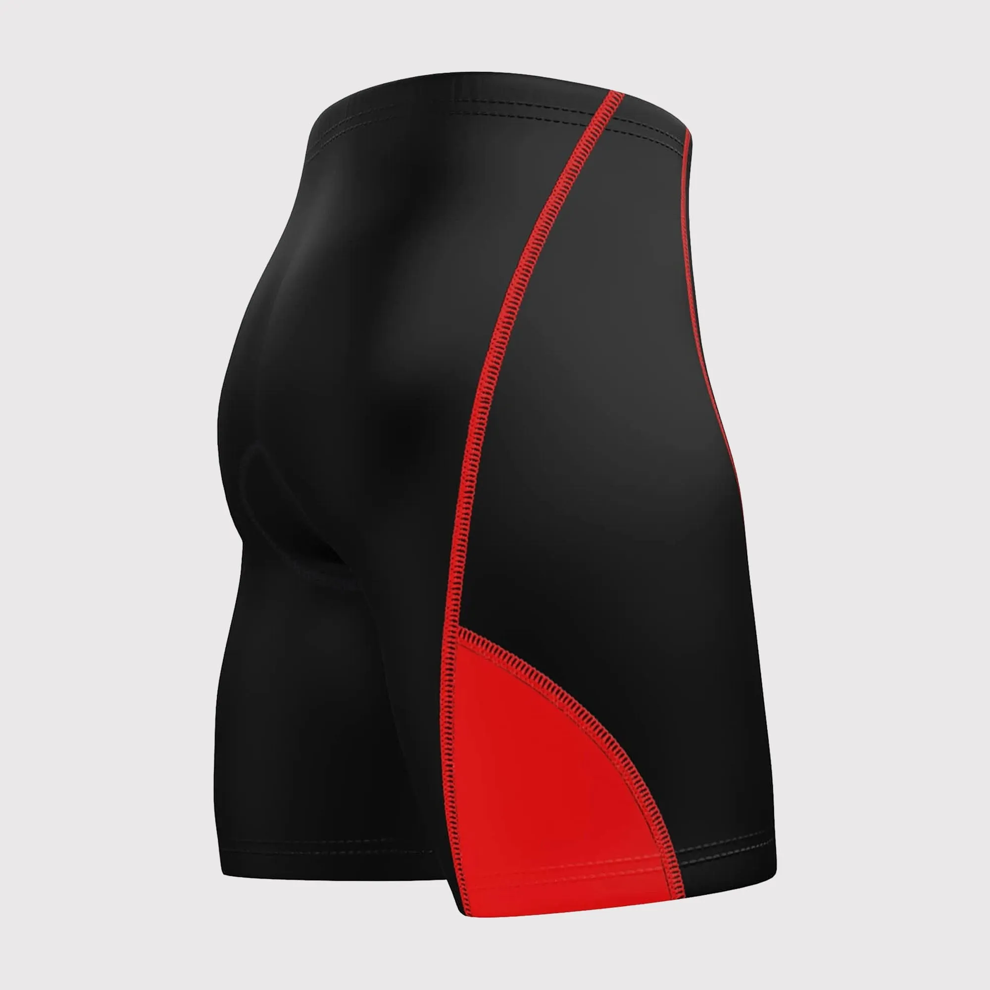 Fdx Ezflow Red Men's & Boy's Anti-Bac Padded Summer Cycling Shorts