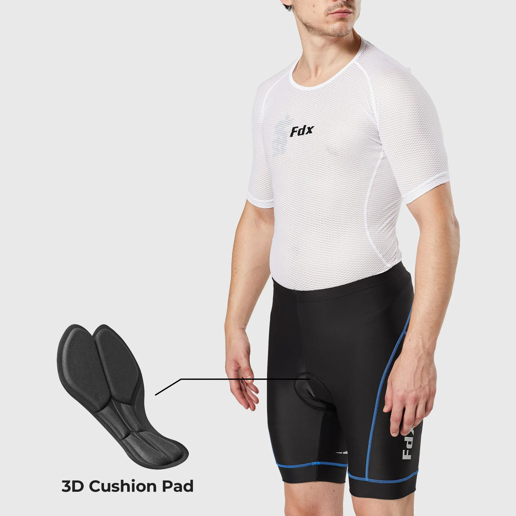 Fdx Ridest Blue Men's & Boy's Summer Cycling Shorts