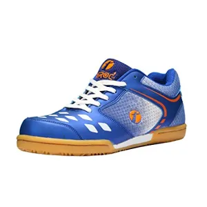 Feroc Men's Court Blue Non-Marking Badminton Shoes -9