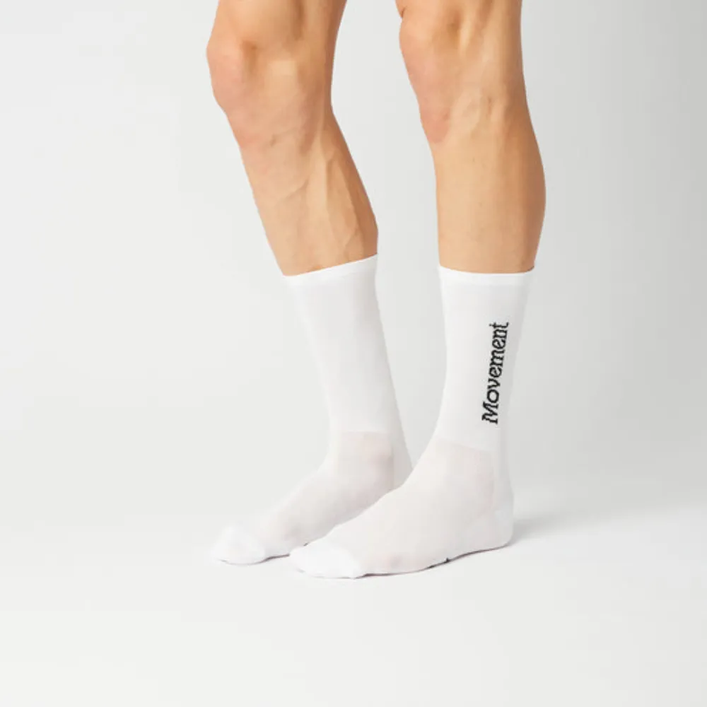 Fingerscrossed Movement Classic Socks - Movement White