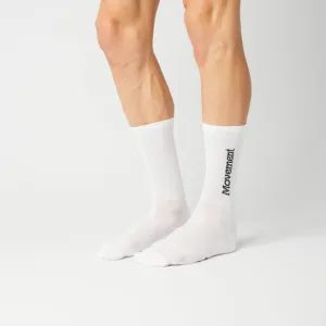 Fingerscrossed Movement Classic Socks - Movement White