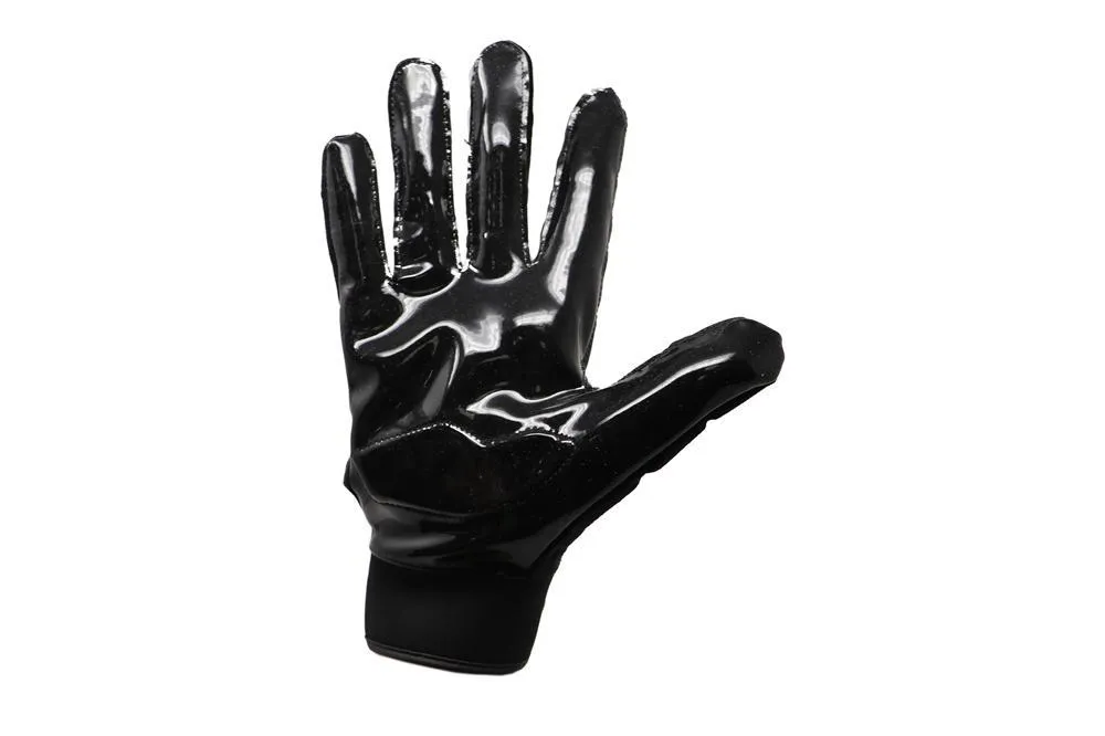 FKG-03 High level linebacker football gloves, LB,RB,TE, Black