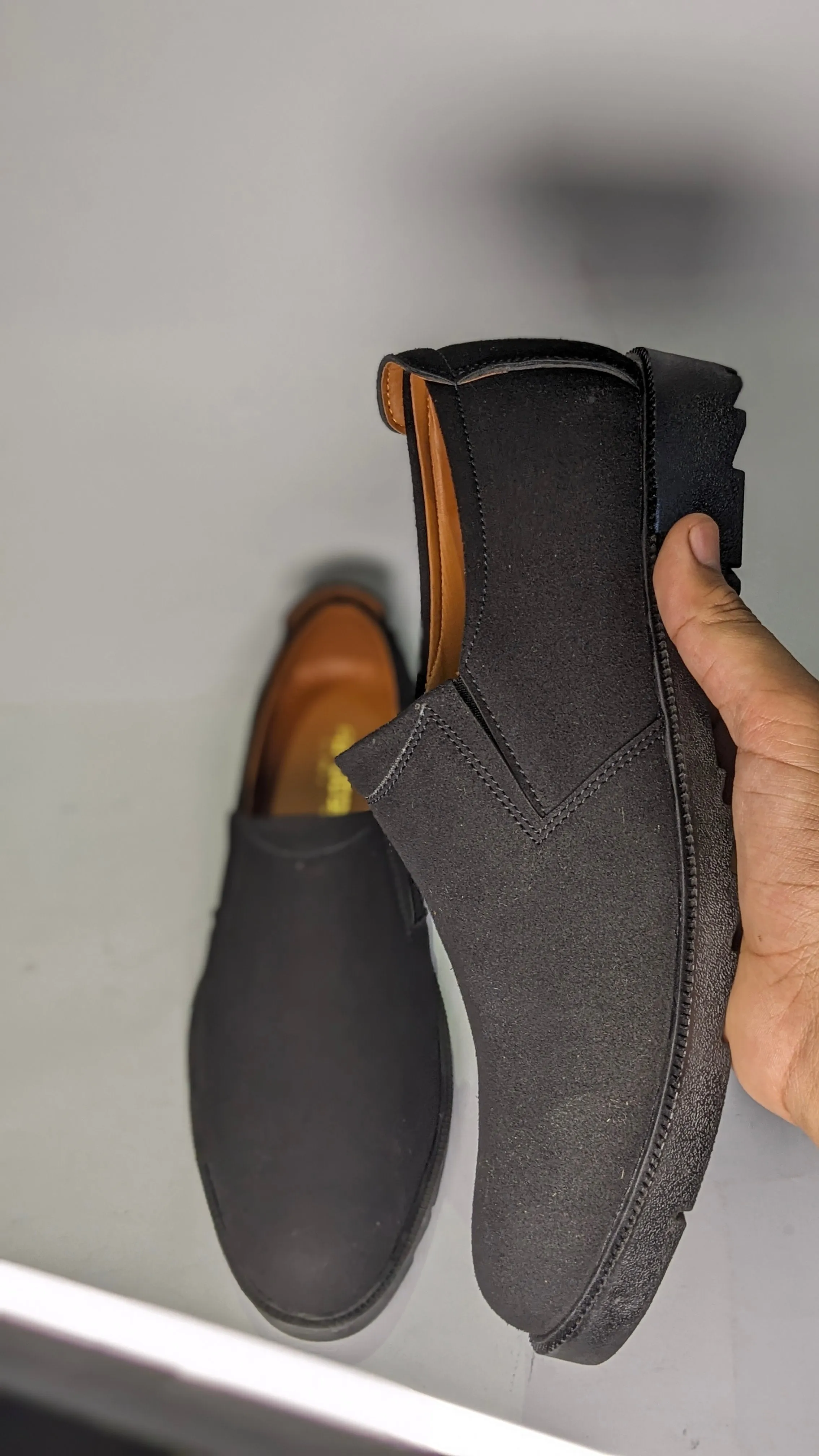 FL101-SUEDE Leather Slip-on Dress shoes
