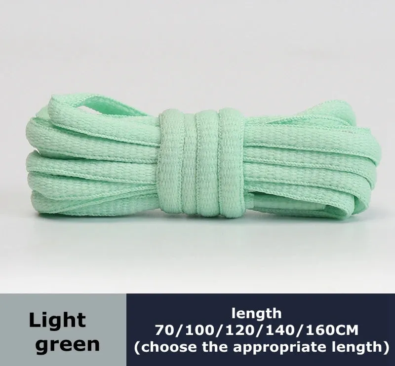 Flat Semicircular Sports Shoelaces for Men and Women - Round Laces in 23 Colors, Suitable for All Shoes