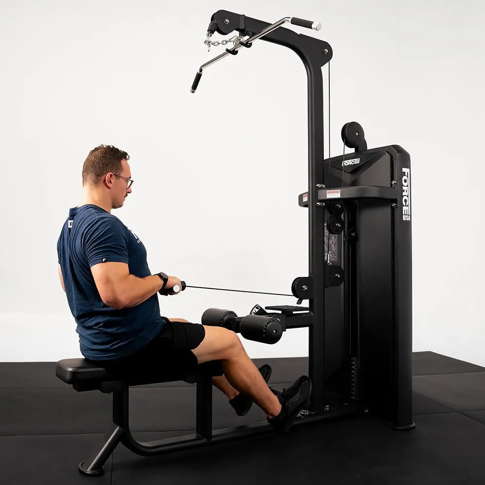Force USA Solitude Lat Pulldown / Seated Row Dual Function Pin Loaded Machine