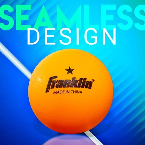 Franklin Sports 1 Star Table Tennis Balls (Pack of 6), Orange, 40 mm